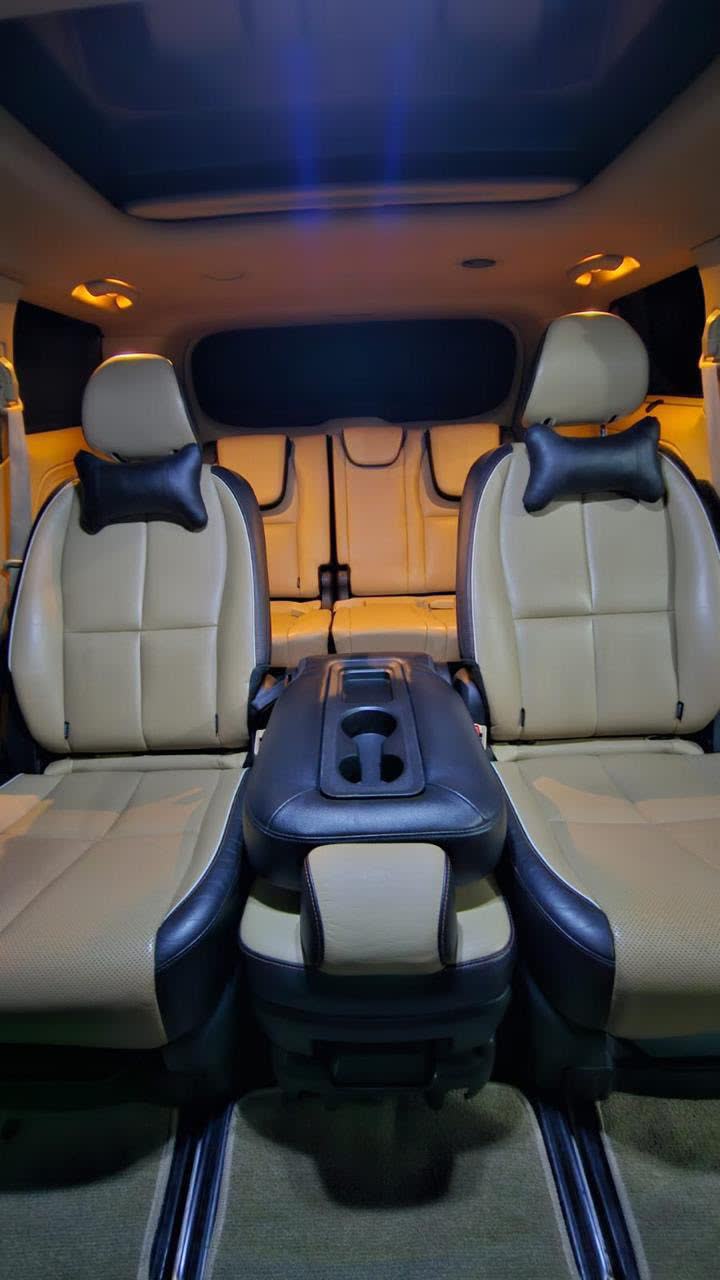 Interior da minivan